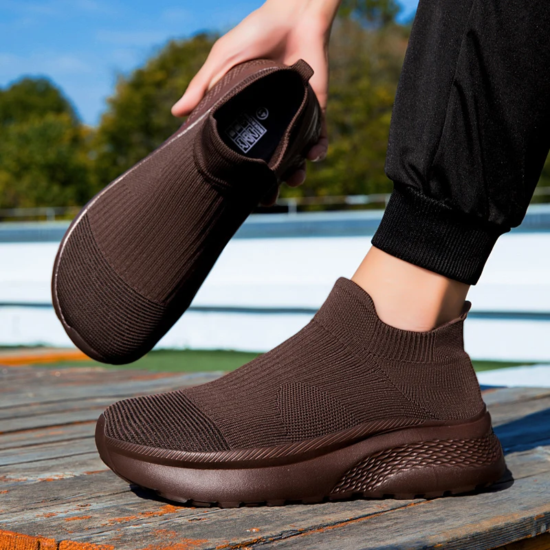 Knit Stabilizer Stretch - Szerokie dzianinowe sneakersy męskie damskie oddychające