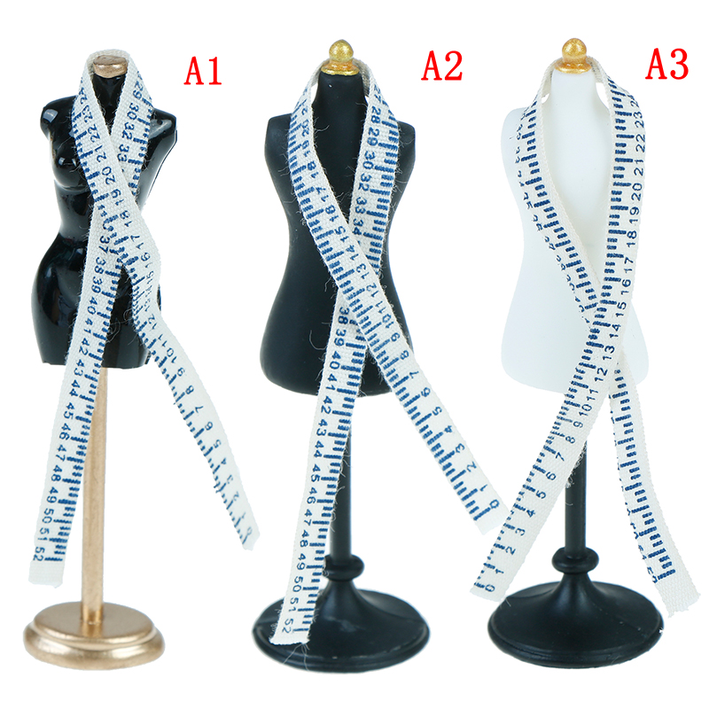 Dress Form Mannequin - 1/12 Mini zabawki z żywicy do