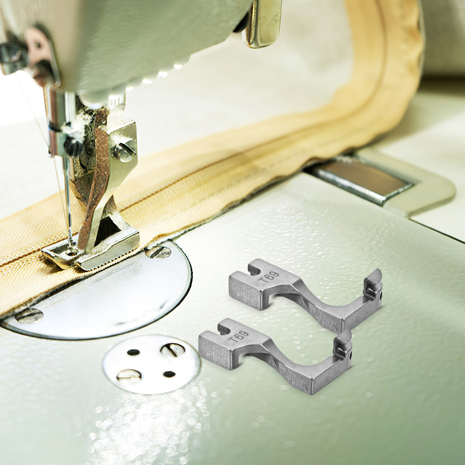 Zipper Foot Presser - 2 szt. Regulowane, niewidoczne stopki do