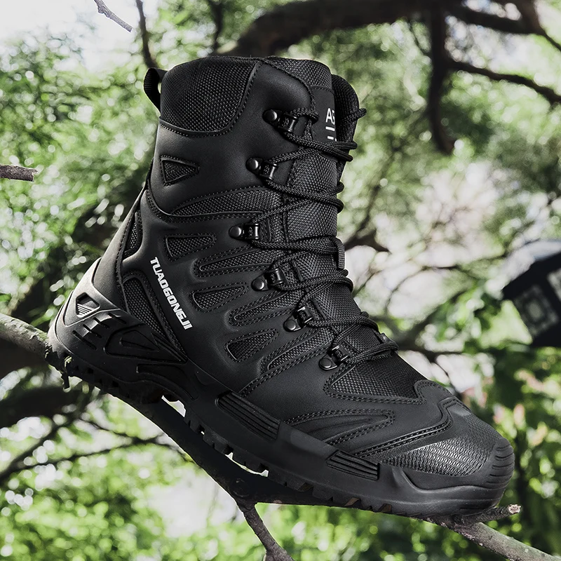 Sewing Garment - Męskie buty taktyczne trekkingowe outdoorowe, botki