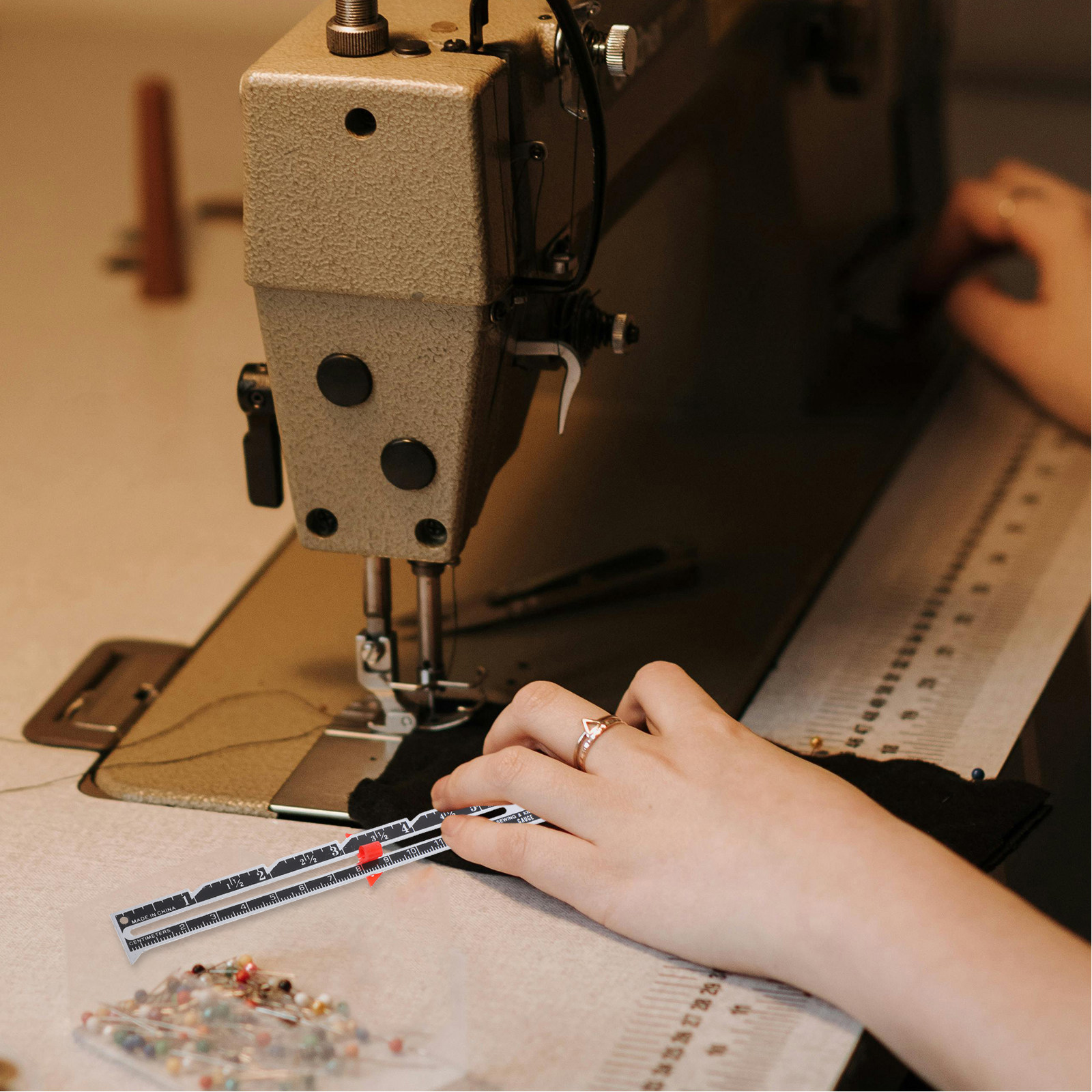Sewing Knit - 12 szt. Metalowe linijki do pomiaru