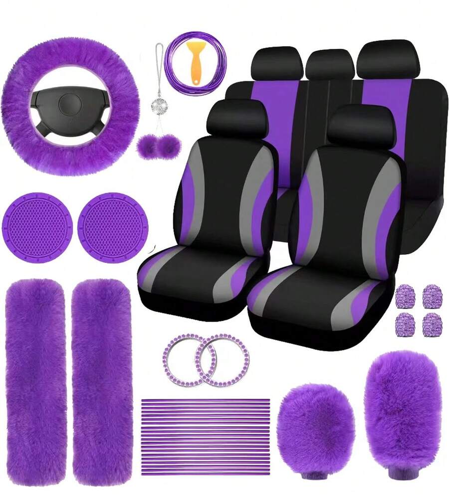Shoulder Pad Set In - 35-częściowy zestaw pokrowców na siedzenia samochodowe