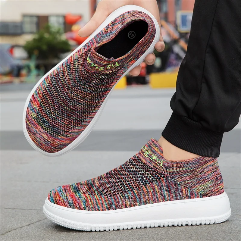 Knit Stabilizer Stretch - Letnie sneakersy z szerokim noskiem dla