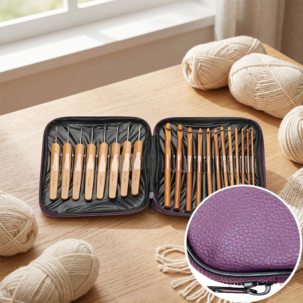 Zestaw 74 bambusowych szydełek – Sewing Knit recenzja i cena