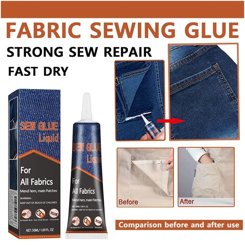 Klej do tkanin 50ml, szybkosch – Sewing Repair recenzja i cena