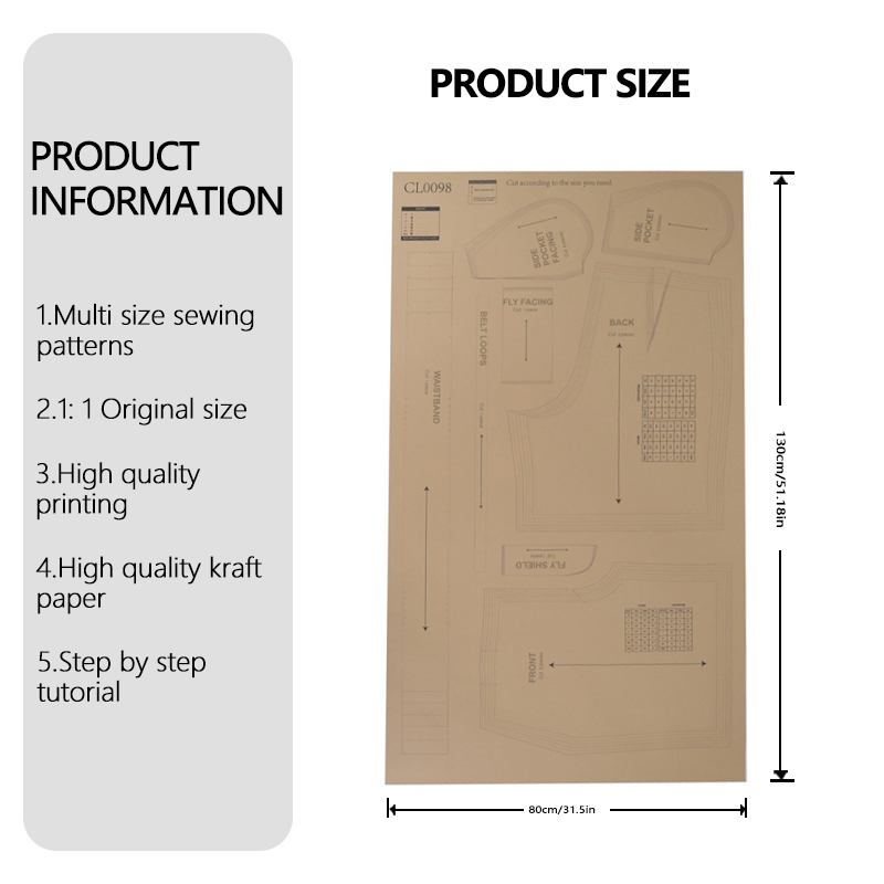 Wzory do szycia damskich szort – Textile Sewing Patterns recenzja i cena
