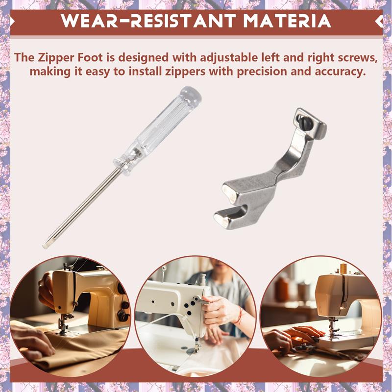 Stopka do zamków błyskawicznyc – Zipper Foot Presser recenzja i cena