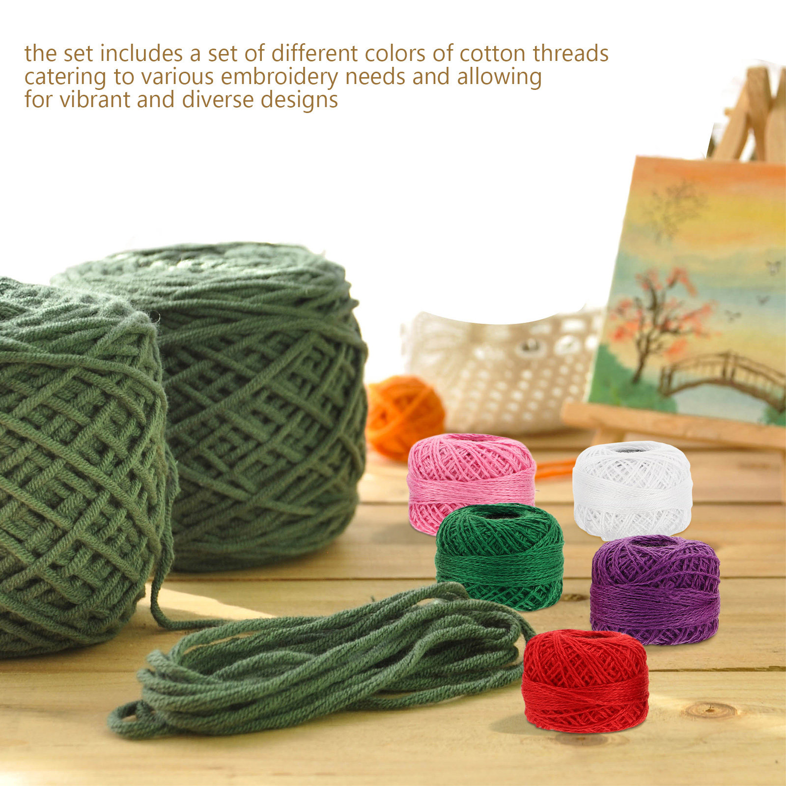 12 szt. Bawełniane nici do haf – Sewing Knit recenzja i cena