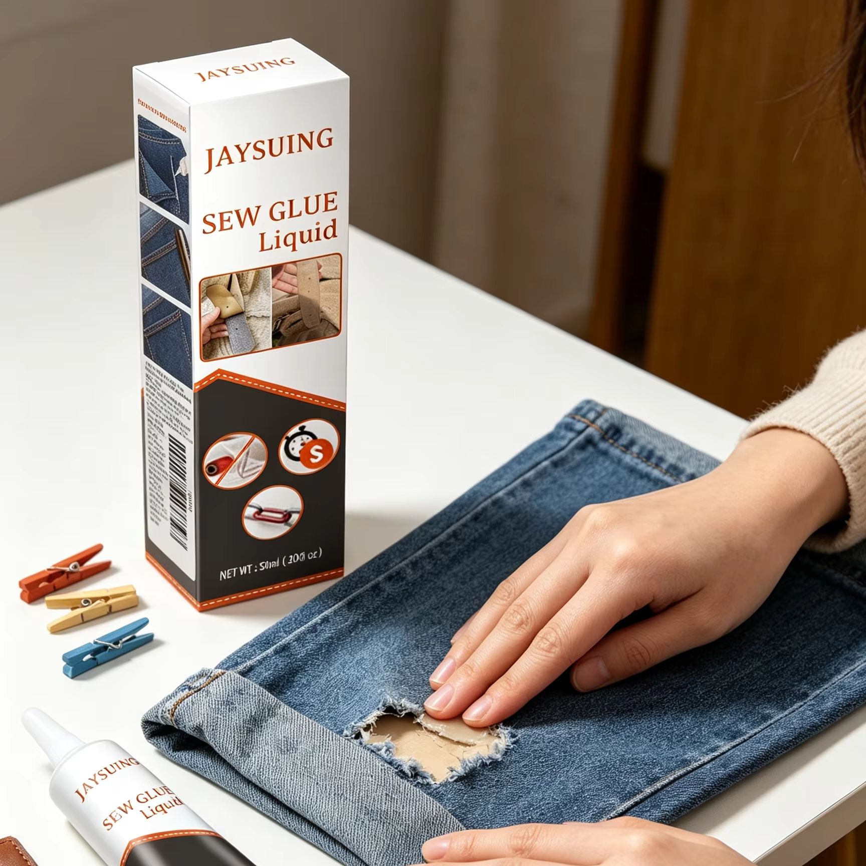Klej do szycia Jaysuing, szybk – Sewing Repair recenzja i cena