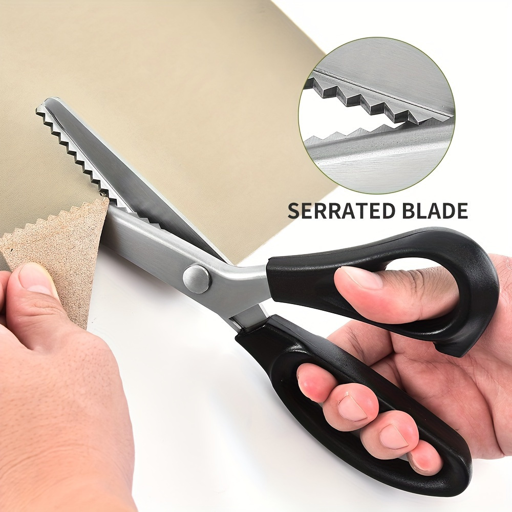 Profesjonalne nożyce ząbkowane – Pinking Shear Blade recenzja i cena